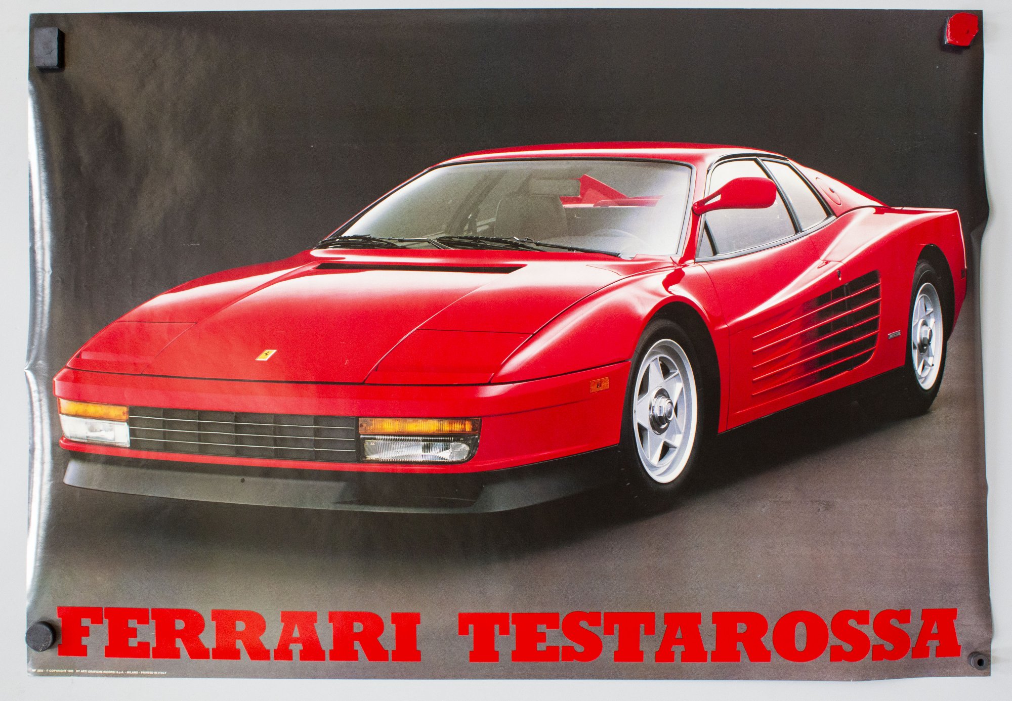Poster Ferrari Testarossa - Catanai