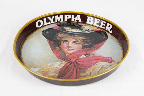 Olympia Beer Vassoio in metallo