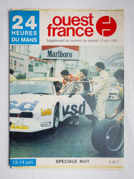 24 Heures du Mans, Supplemento Ouest France giugno1981