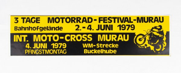 3 Tage Motorrad Festival Murau, Adesivo 1979