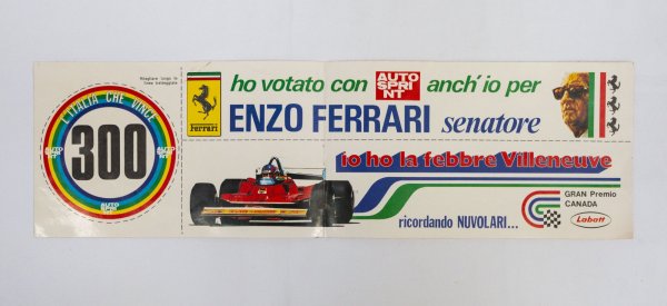 Enzo Ferrari Senatore, Flyer Autosprint