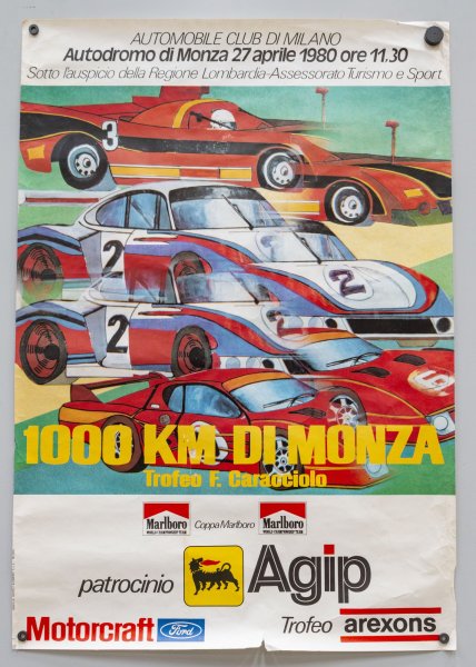 1000 Km di Monza Trofeo Caracciolo 1980 Poster
